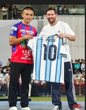 Messi Sachin Tendulkar meeting India