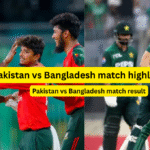 पाकिस्तान राष्ट्रीय क्रिकेट टीम बनाम बांग्लादेश क्रिकेट टीम के मैच का 2026 : ढाका में खेले गए पहले टी20 मैच में बांग्लादेश ने पाकिस्तान को 7 विकेट से हराया। पाकिस्तान राष्ट्रीय क्रिकेट टीम बनाम बांग्लादेश क्रिकेट टीम के मैच का स्कोरकार्ड