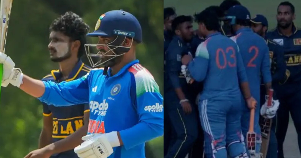 India A vs Sri Lanka Tilak Varma Fight